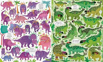 Look and find. Dinosaurs. Wimmelbook