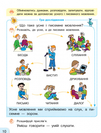 ABC-book. Ukrainian language for grade 1. Part 1