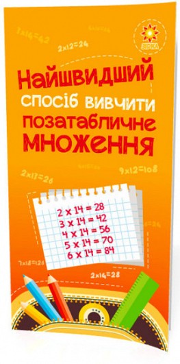The fastest way to learn. Multiplication table