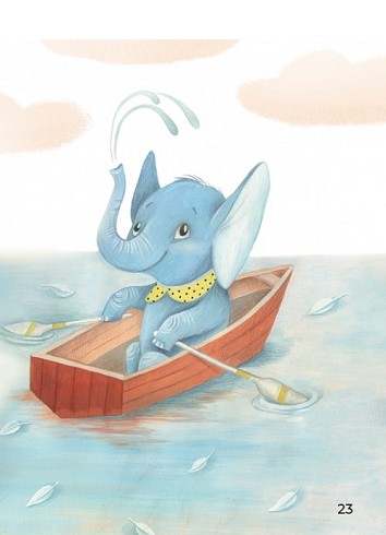 Baby Elephant and Cloud