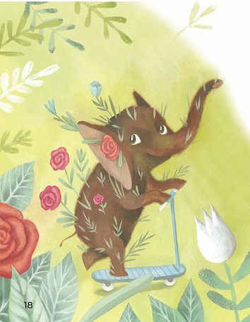 Baby Elephant and Cloud