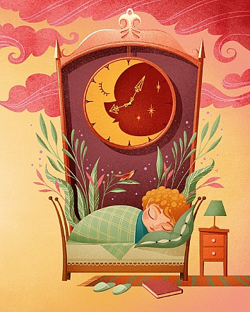 Five-minute fairy tales at night before going to bed